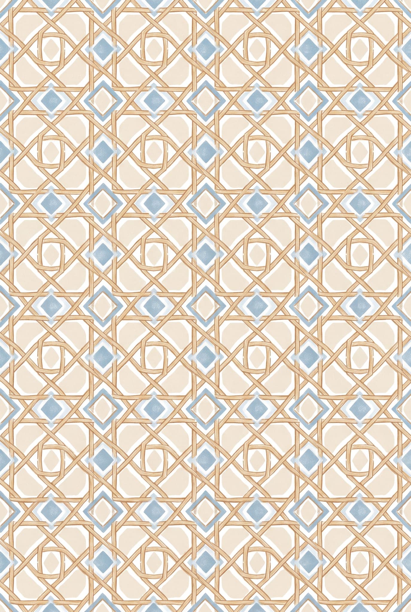 Tile lattice pattern — The Coastal Kit printable wall art print