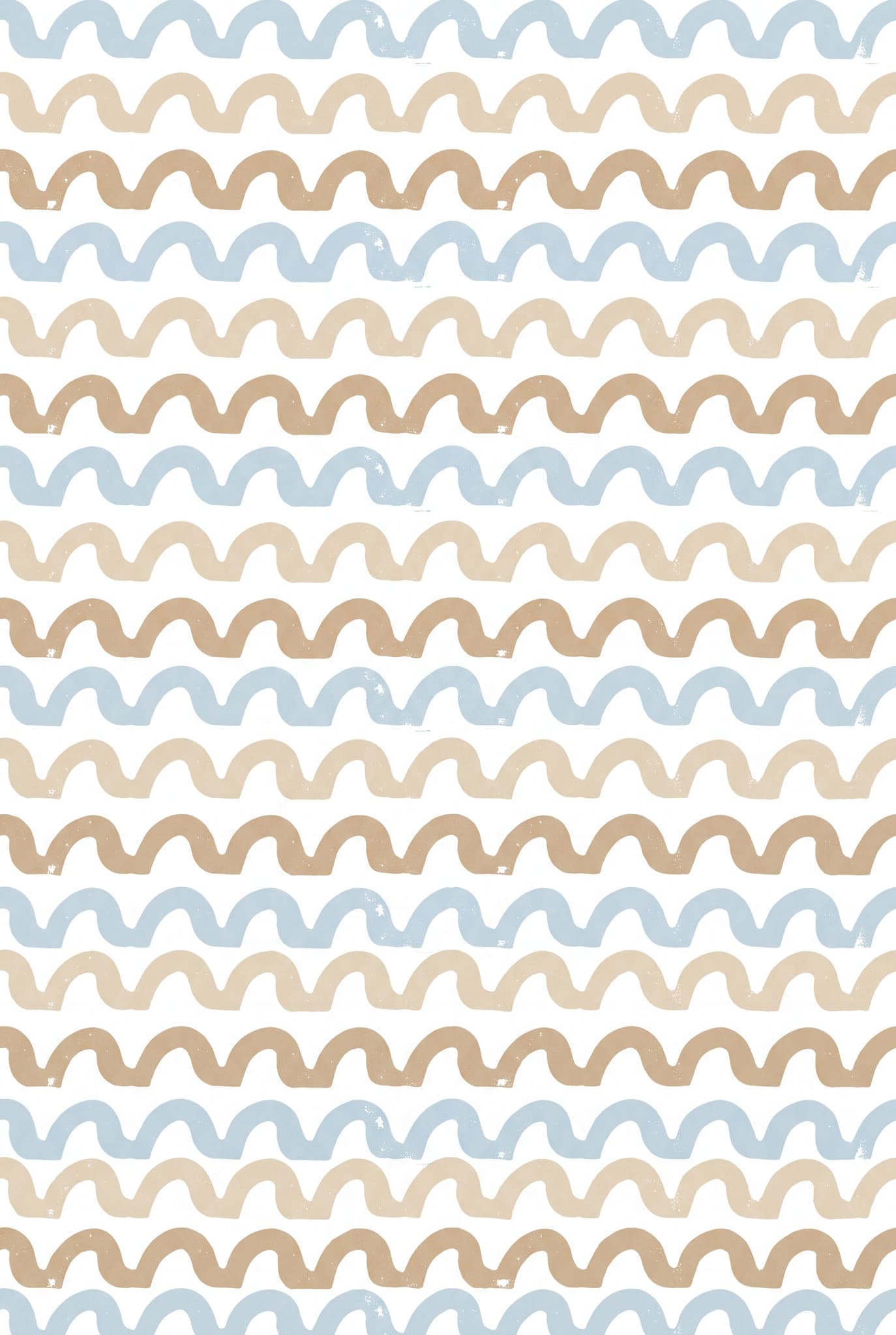 Wave squiggle pattern — The Coastal Kit printable wall art print