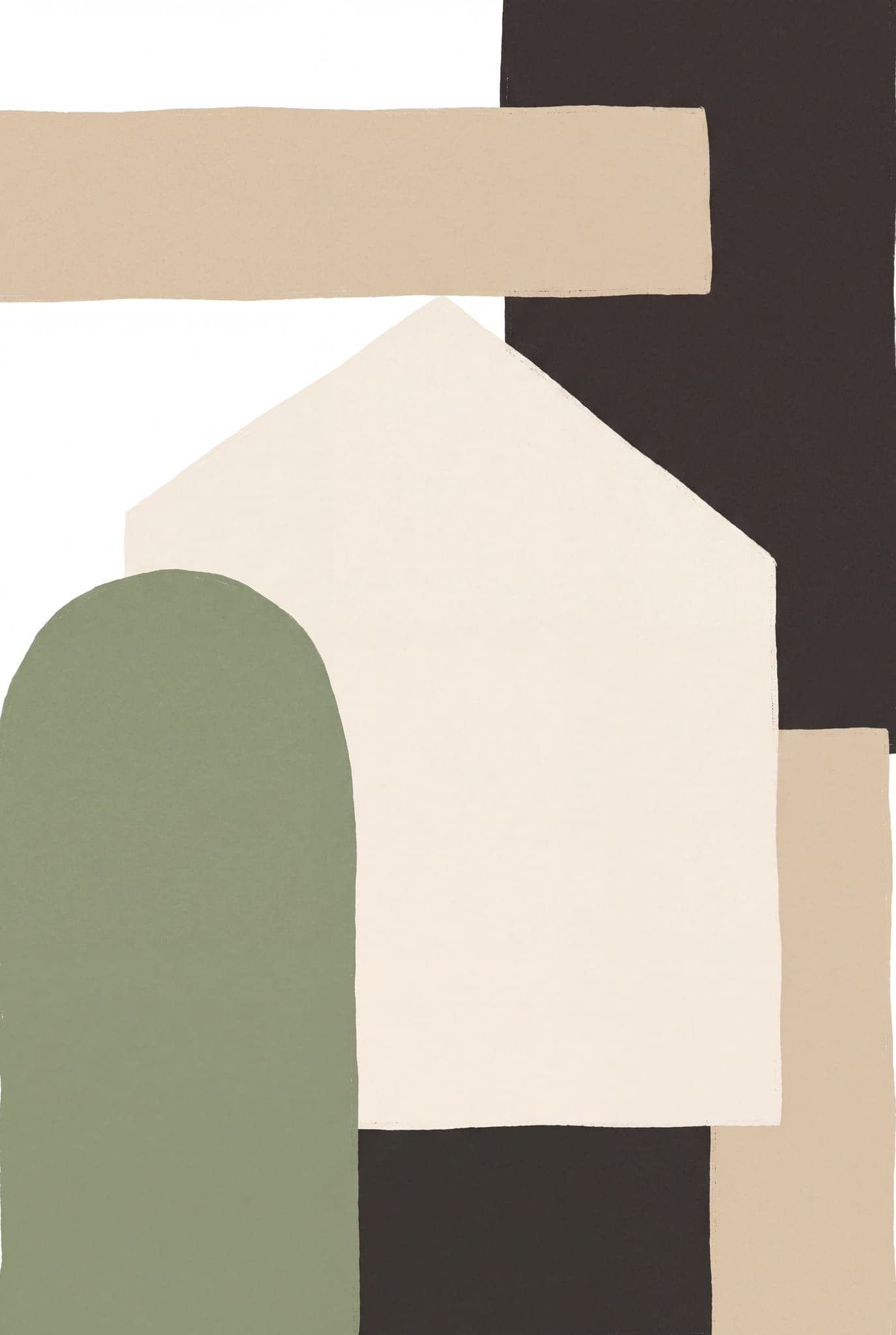 Geometric barn abstract — The Modern Farmhouse Kit printable wall art print