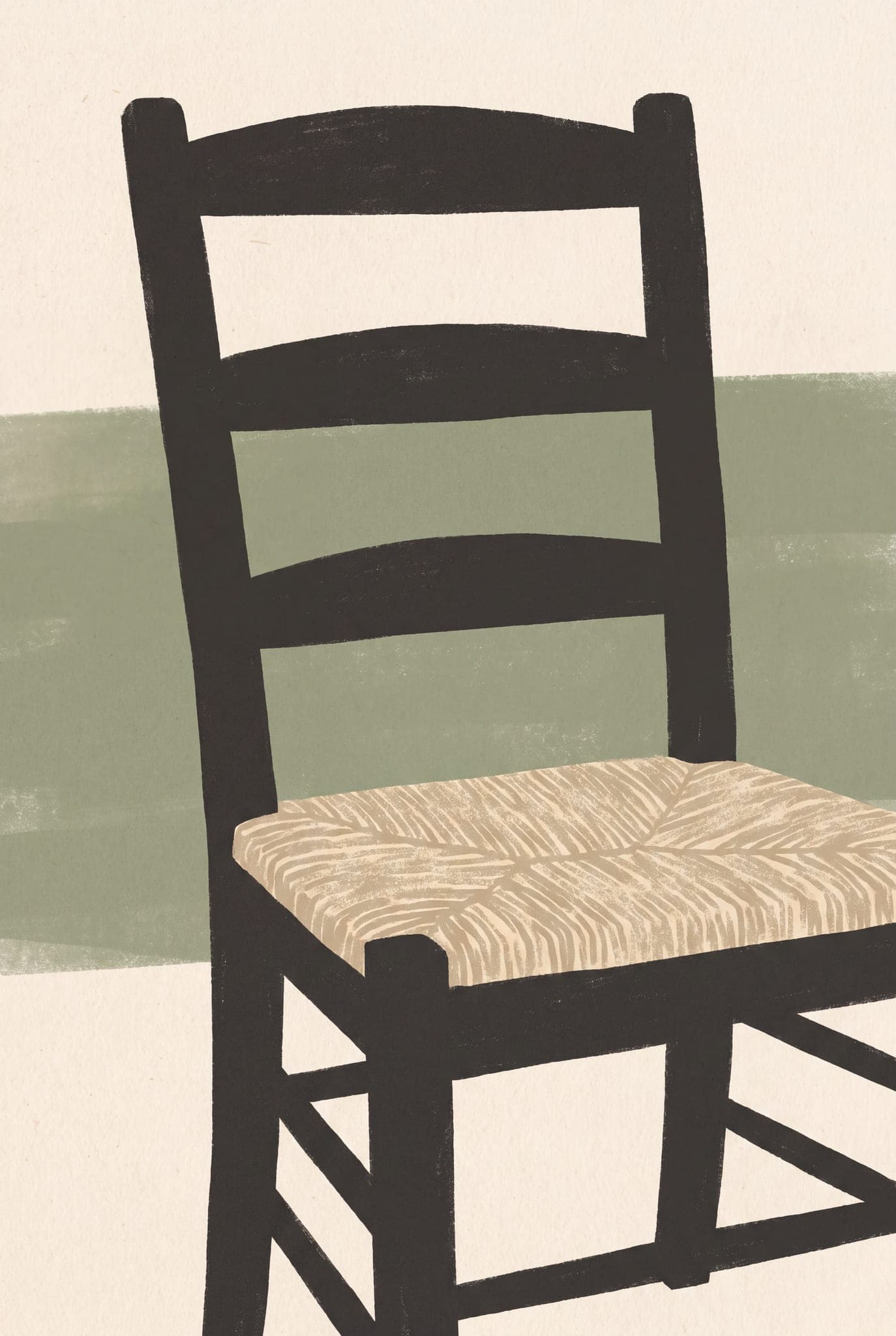 Ladderback chair — The Modern Farmhouse Kit printable wall art print
