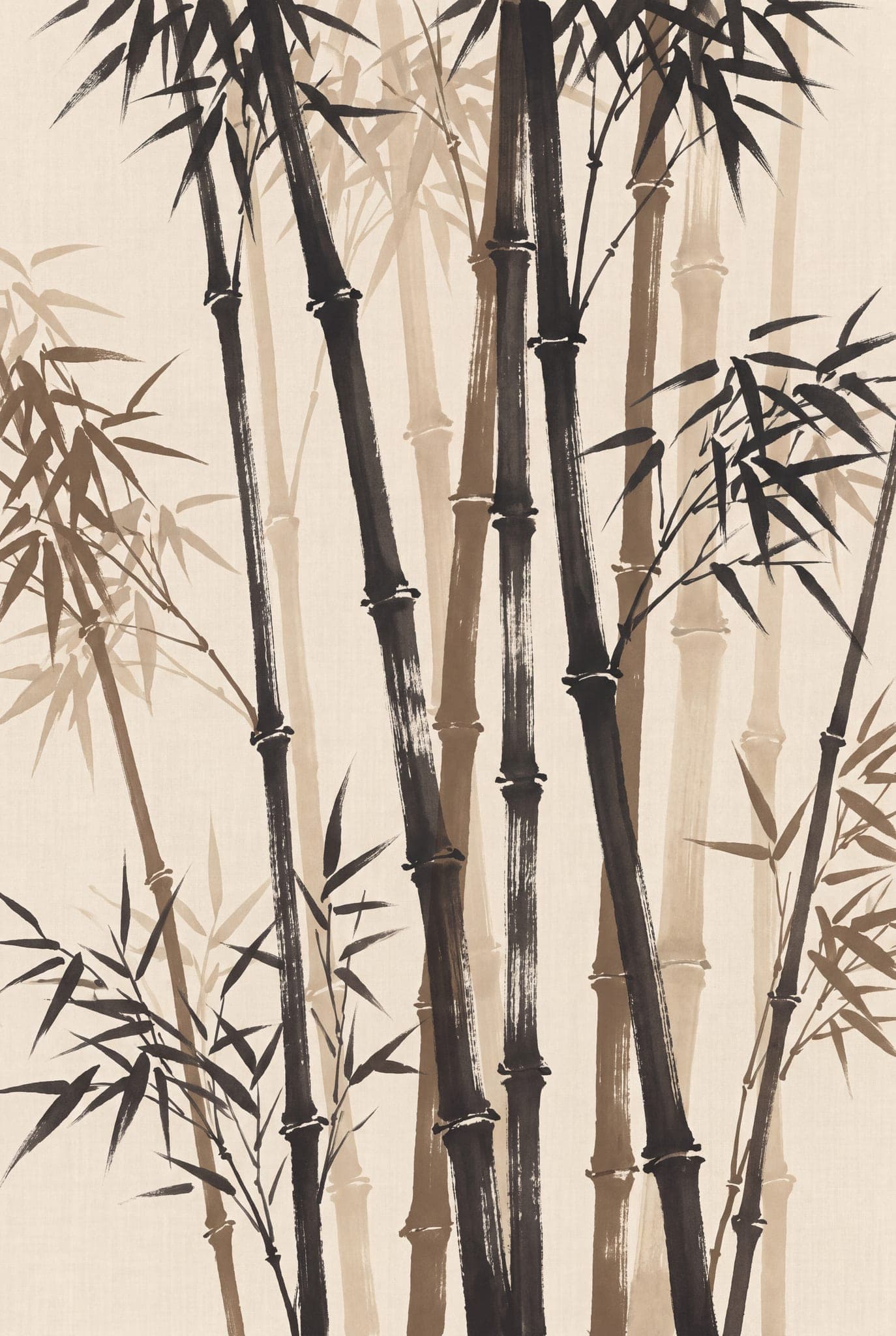 Bamboo in sumi ink — The Japandi Kit printable wall art print