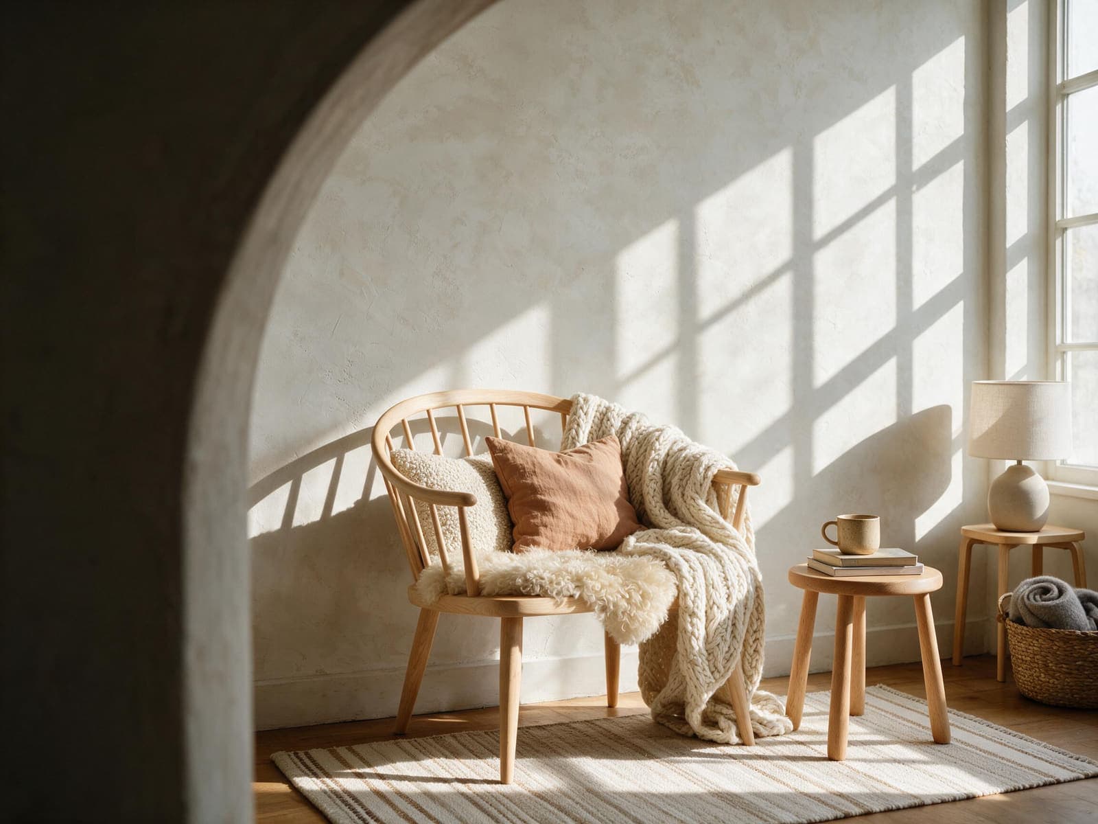 Scandinavian & Hygge Style: How to Make Any Room Cozy — example room in this style