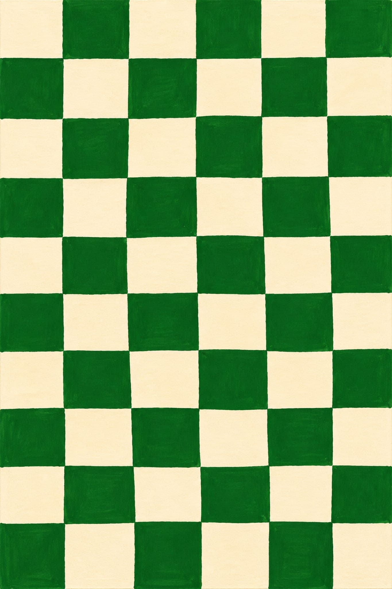 Green checkerboard — The Dopamine Art Collection printable wall art print