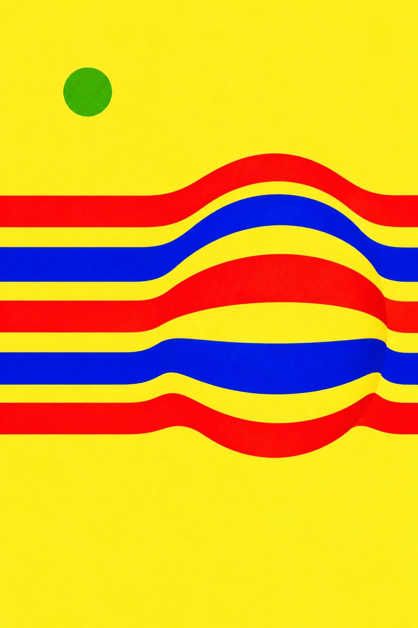 Stretched striped horizon — The Dopamine Art Collection printable wall art print