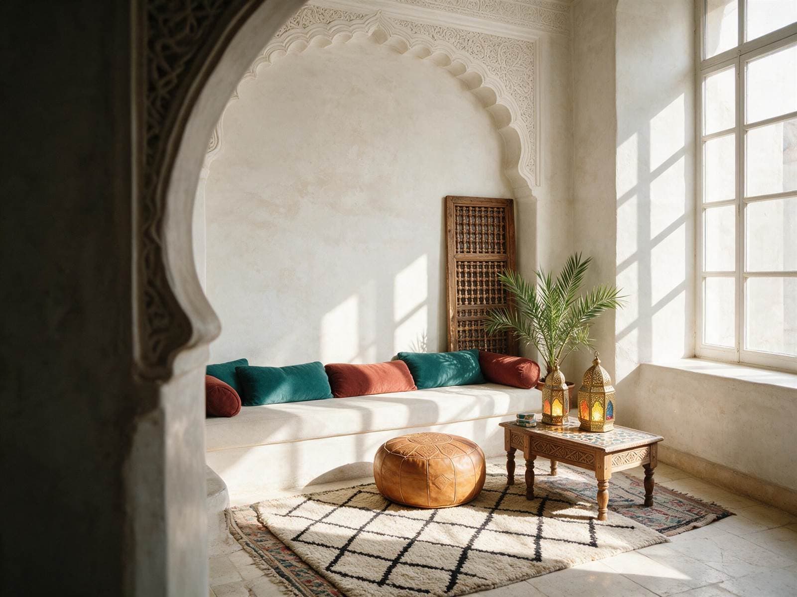 Moroccan Style: How the World's Boldest Rooms Stay So Calm — example room in this style
