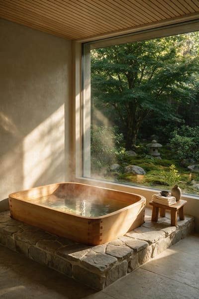 Japandi interior inspiration from the Pinterest board — pin 1