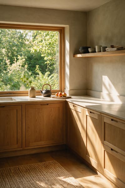 Japandi interior inspiration from the Pinterest board — pin 3