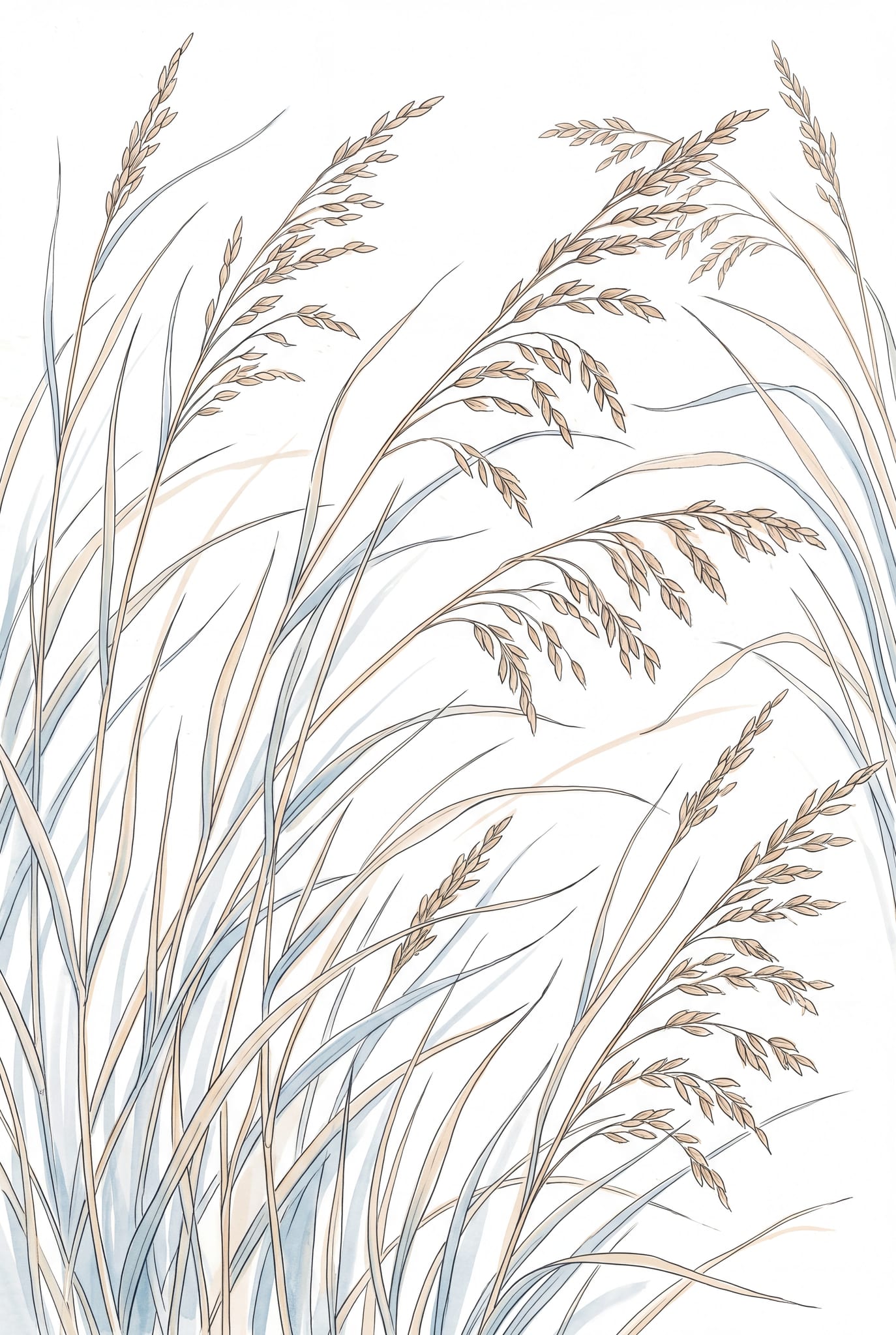 The Coastal Kit — printable wall art print (Eight prints, and the paint that goes behind them.)