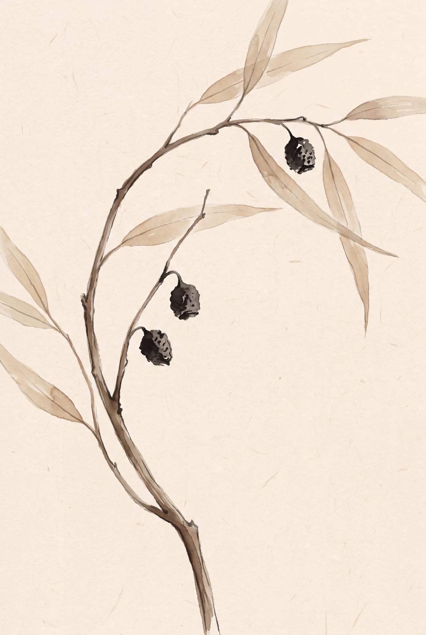The Japandi Kit — printable wall art print (Eight prints, and the paint that goes behind them.)
