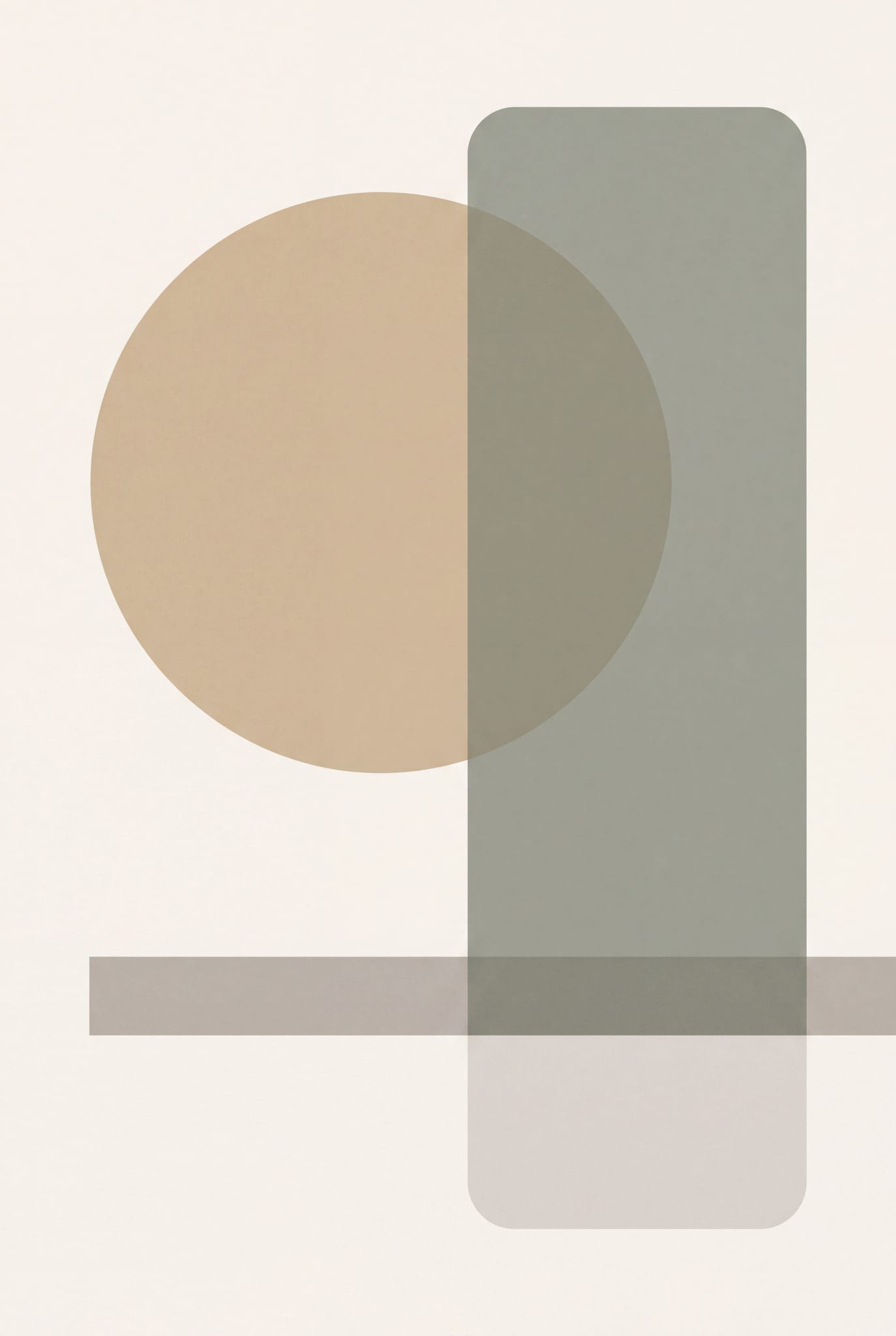 The Minimalist Kit — printable wall art print (Six prints, four colours, nothing spare.)